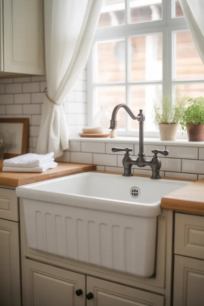 Vintage-Style Utility Sink