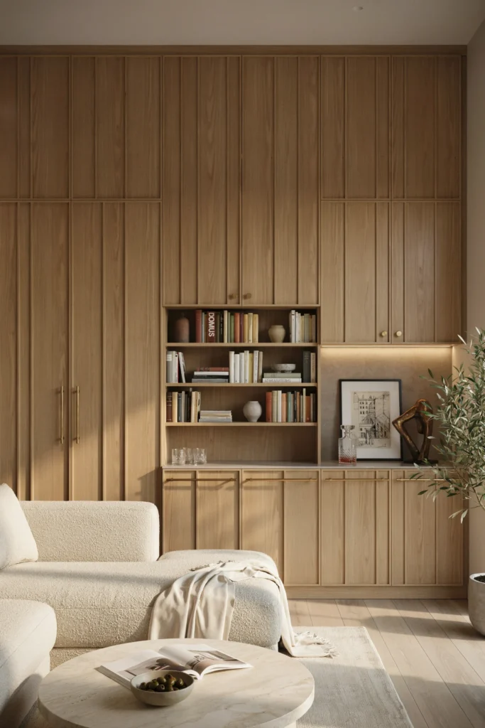 Hidden Storage Wall