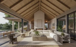 summer house interior