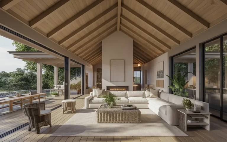 summer house interior