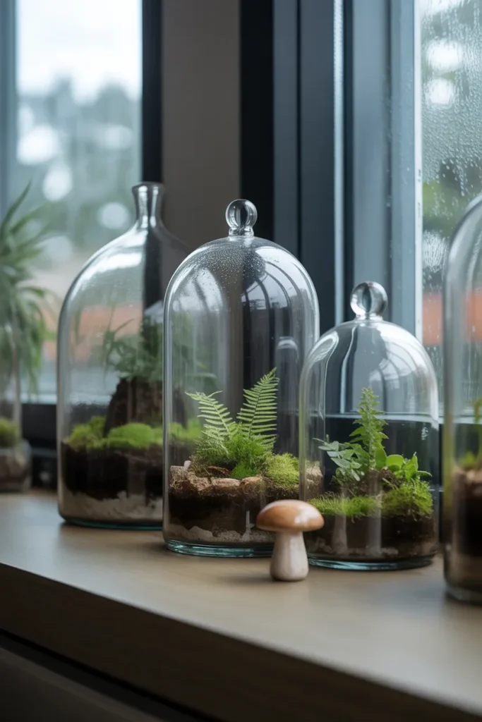 Closed Terrarium Clusters