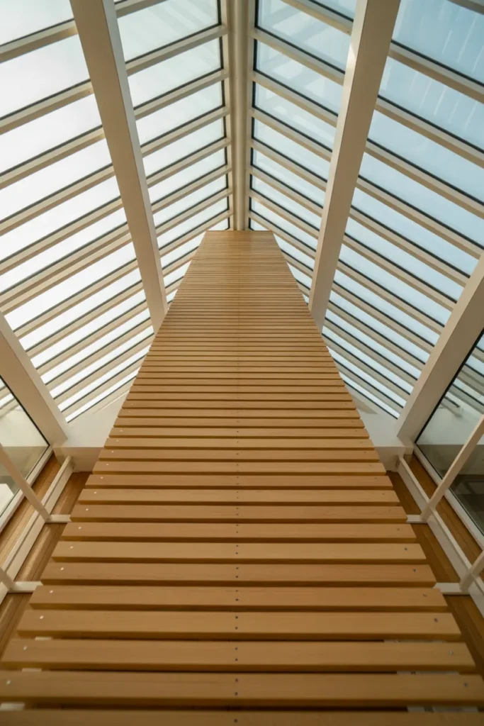 Slatted Wood Ceiling