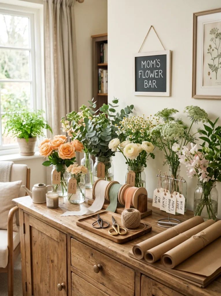 Garden-to-Table Flower Bar
