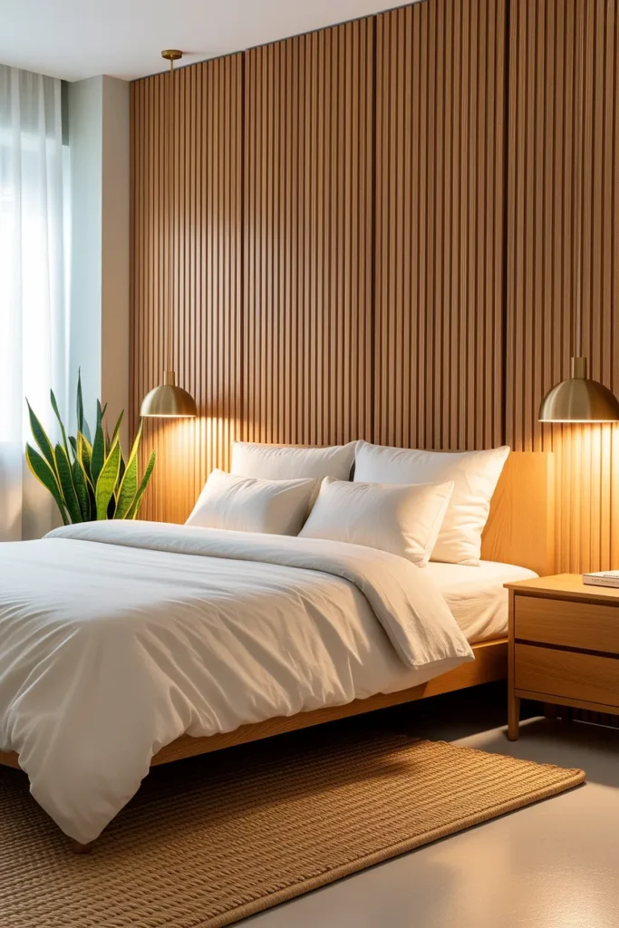 Vertical Paneled Headboard