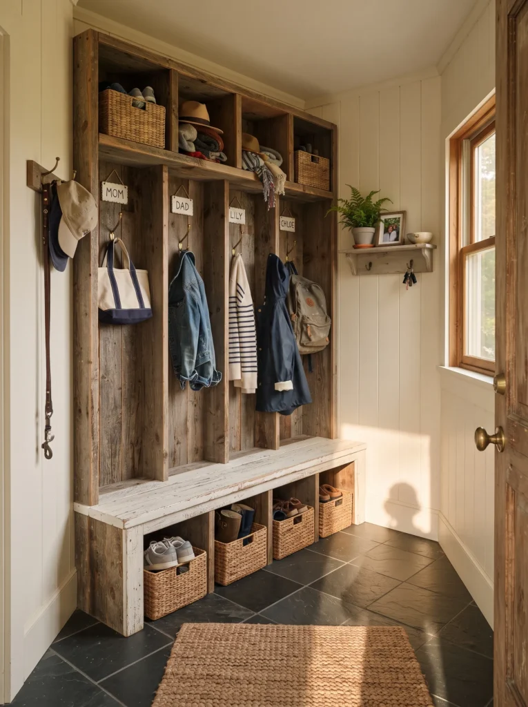 Rustic Locker System