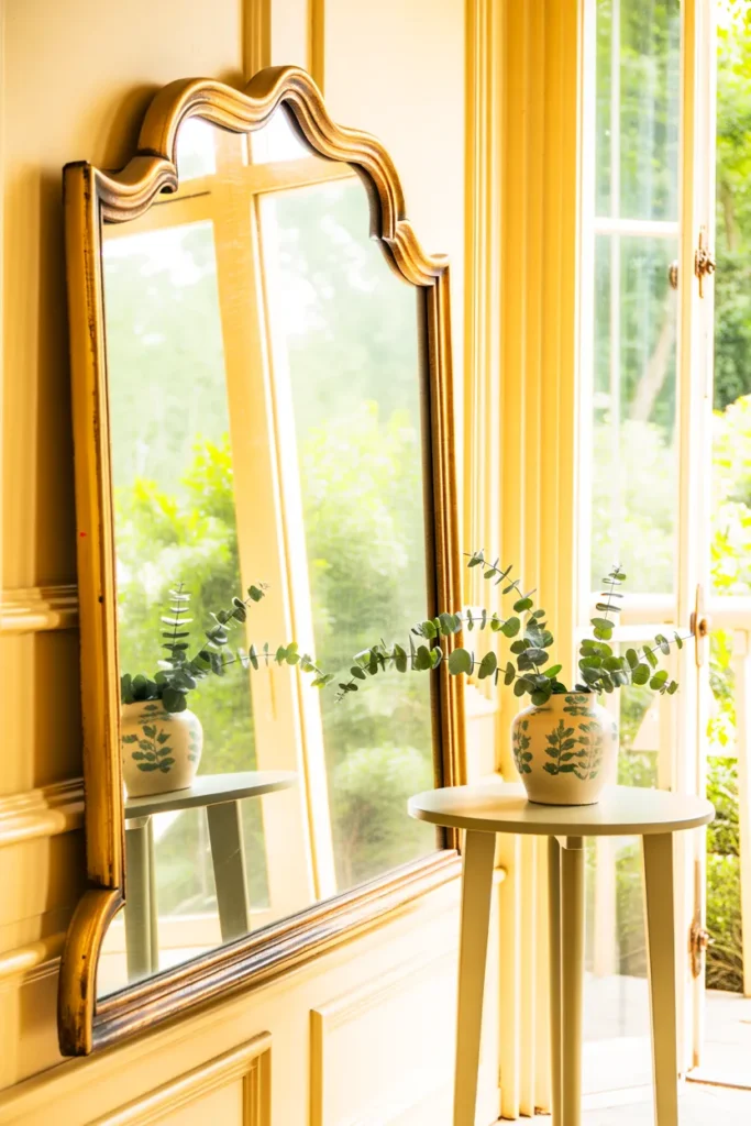 Scalloped Mirror Details