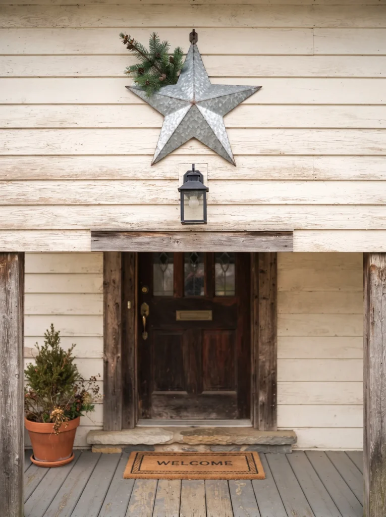 Galvanized Star Hanging