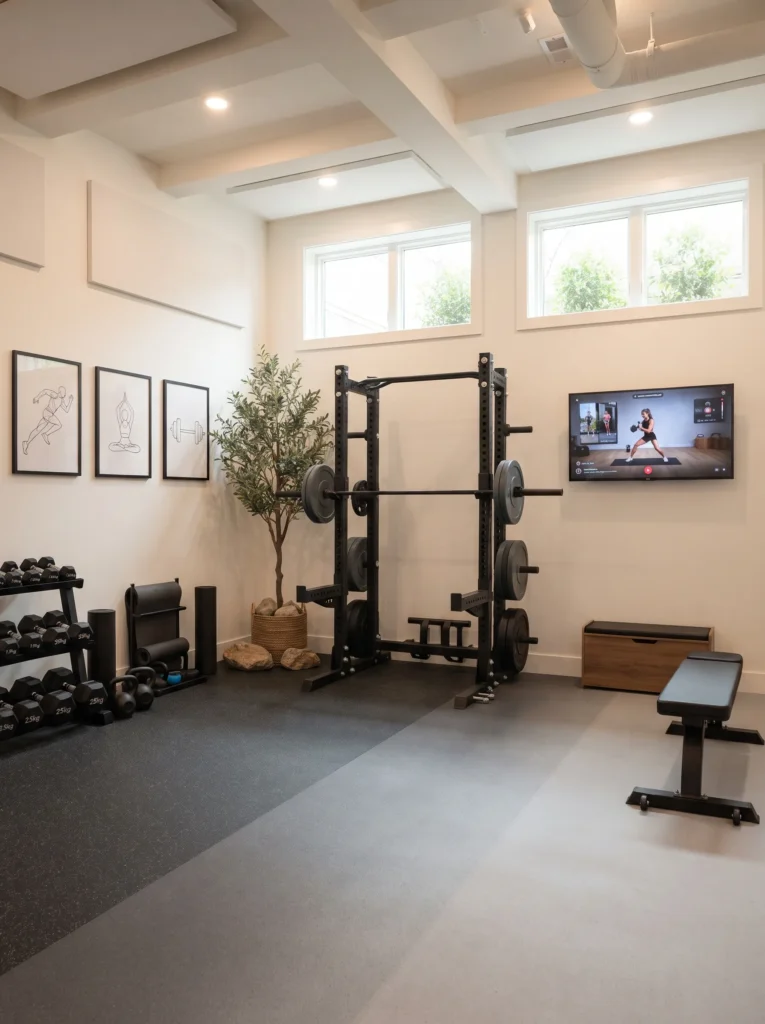 Sleek Basement Oasis
