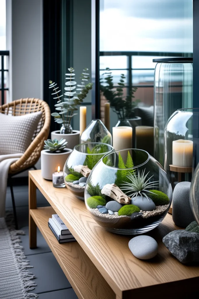 Glass Terrarium Grouping