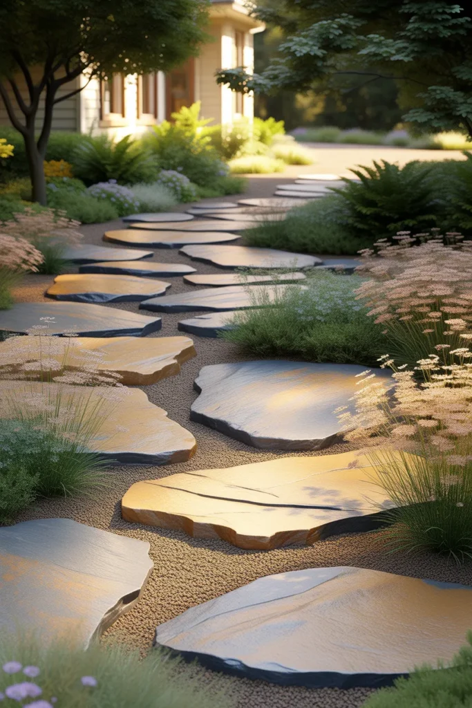 Rustic Gravel and Timbers