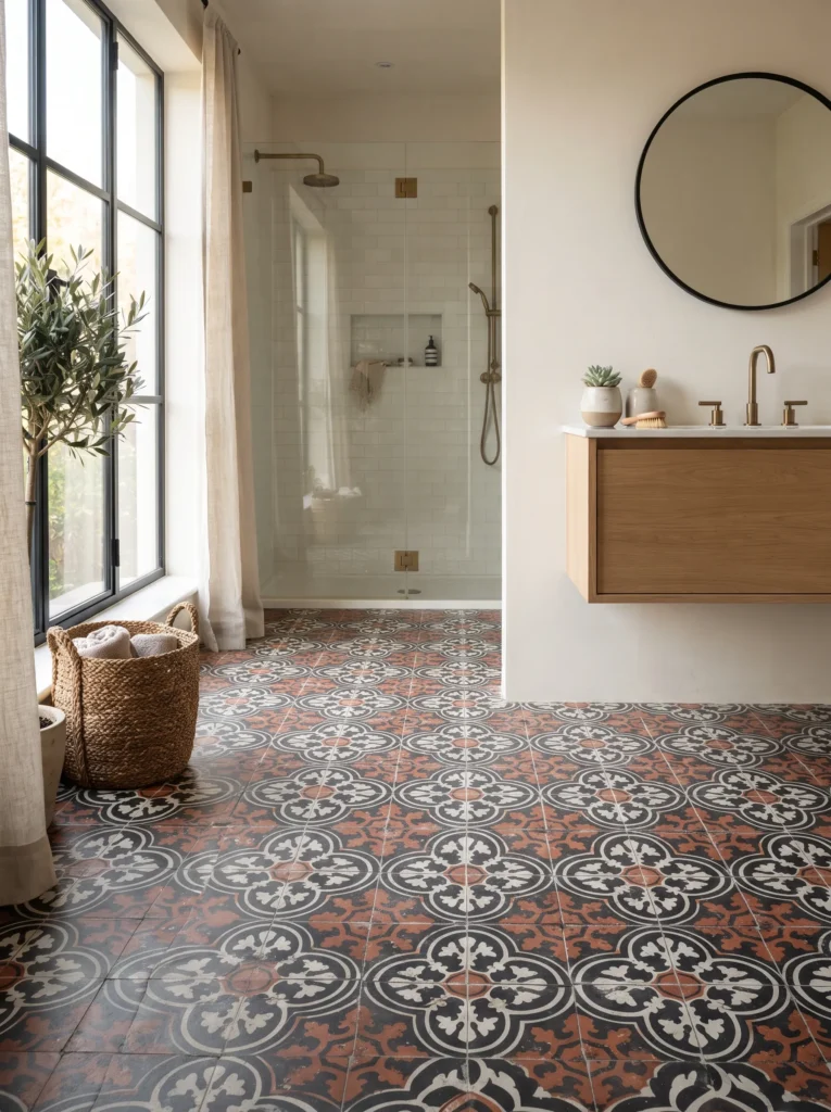 Patterned Cement Tile