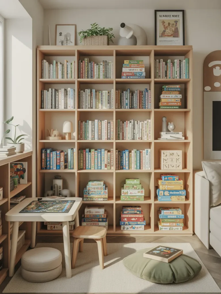 Puzzle and Game Shelf