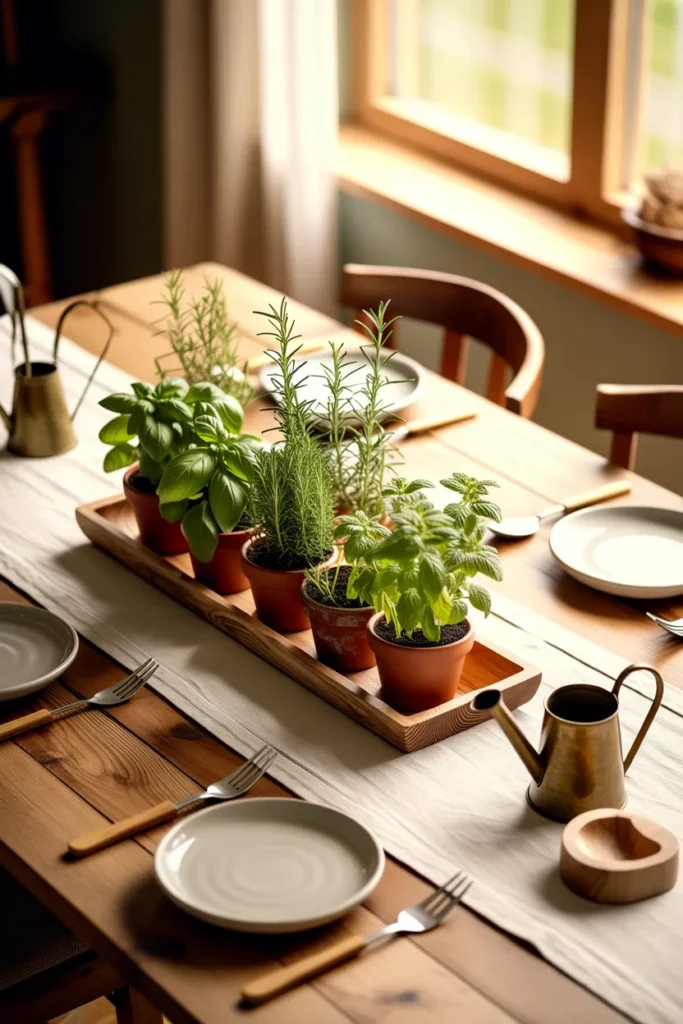 Herb Garden Centerpiece