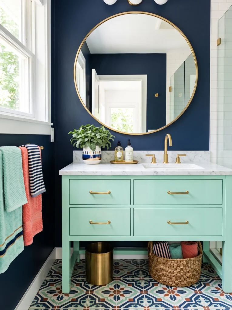Mint Vanity Contrast