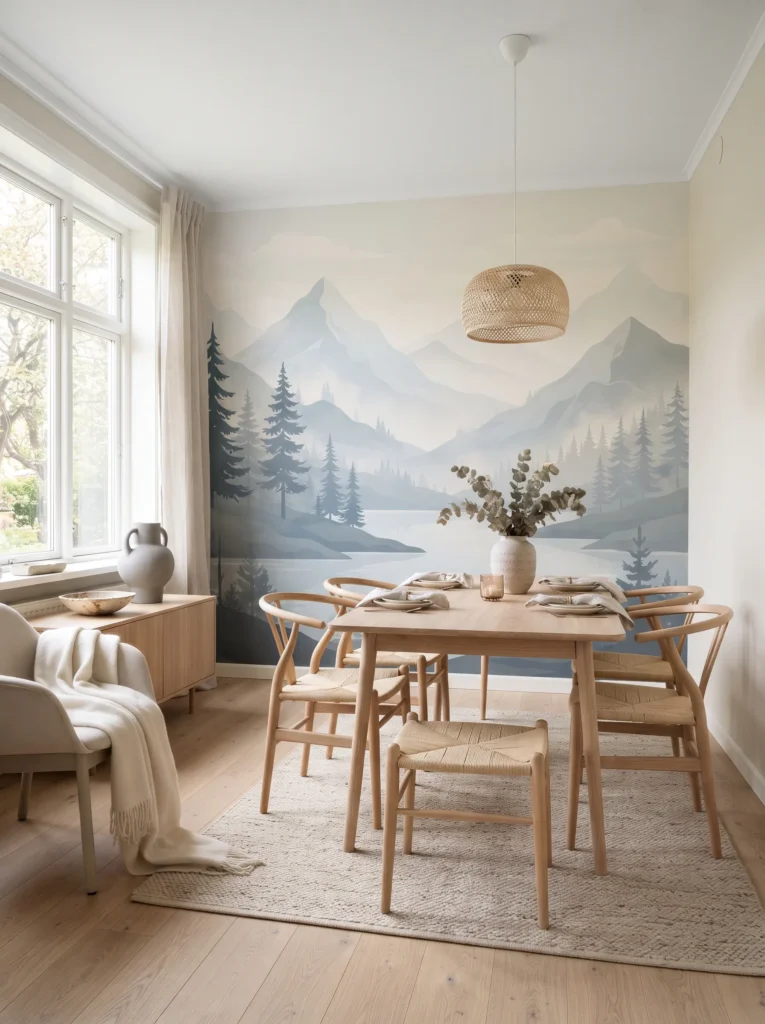 Scandinavian-Inspired Mural