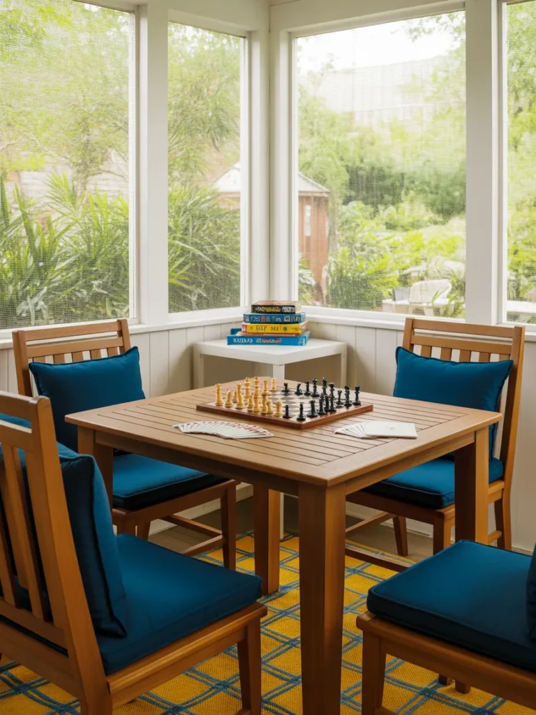 Playful Game Table Area