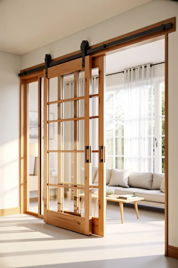Sliding Barn Door Divider