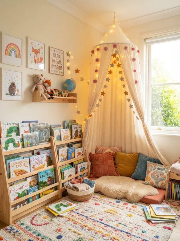 Kids' Room Library Nook