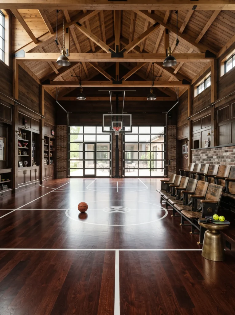 Wood-Clad Court