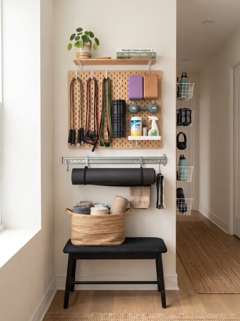 Wall-Mounted Organization Hub