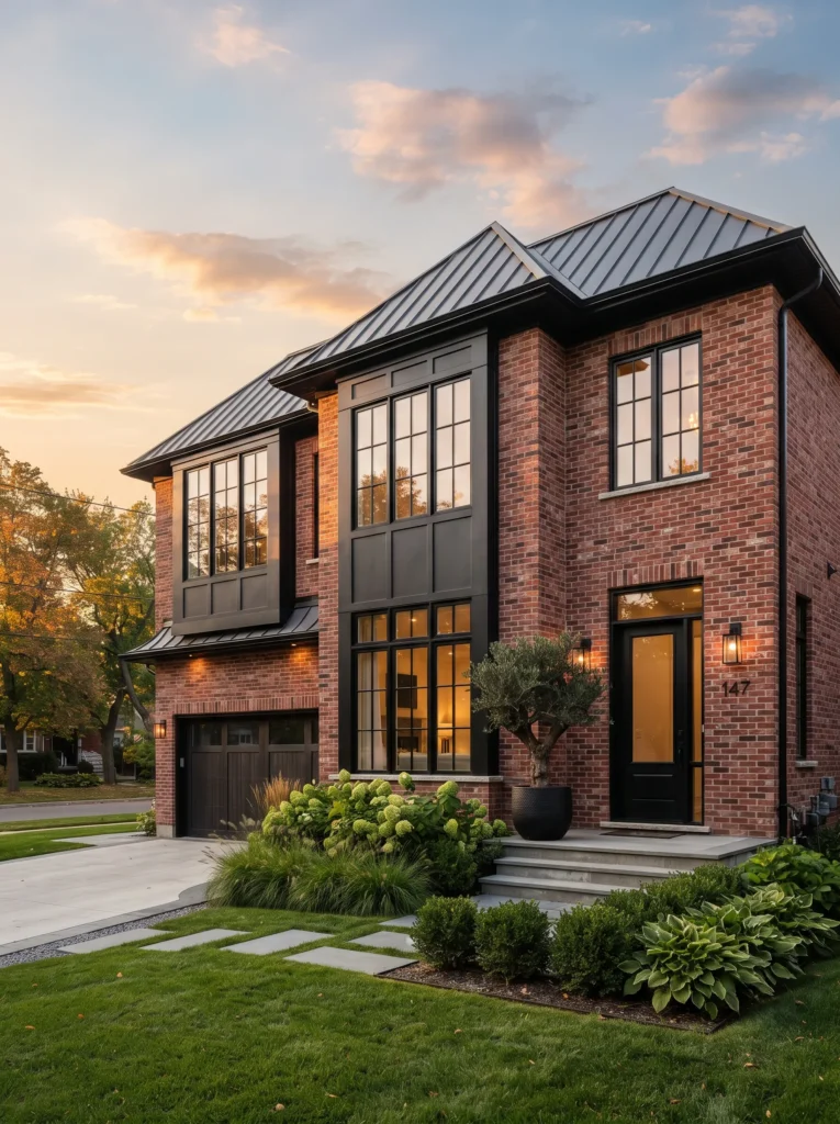 Moody Black Windows
