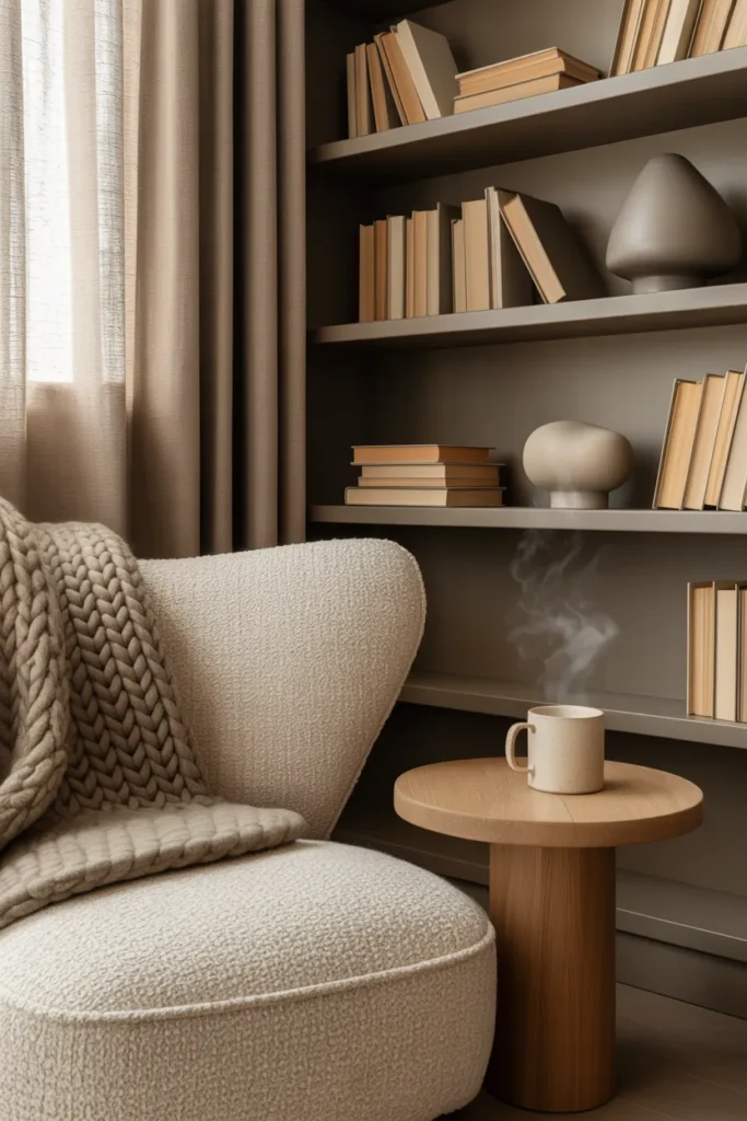 Bouclé Armchair Nook