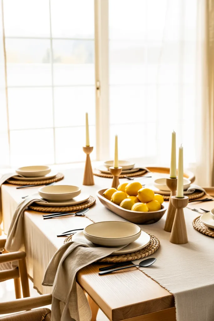  Natural Linen & Wood