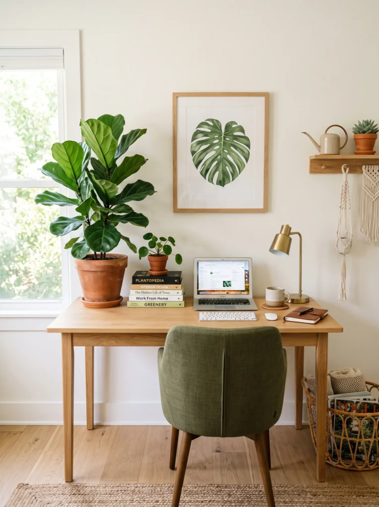 Biophilic Green Accents
