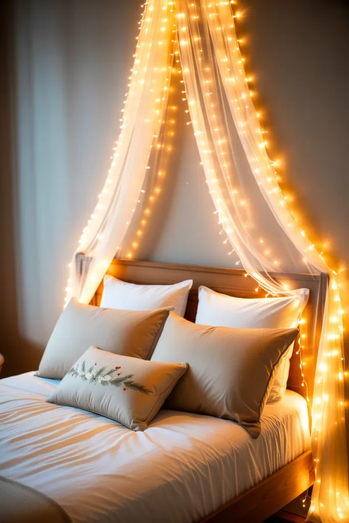Twinkling Headboard Lights