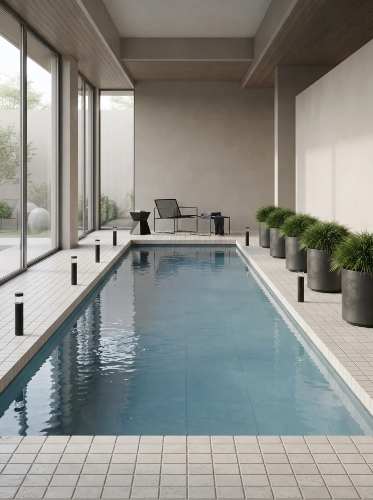 Modern Minimalist Lap Pool