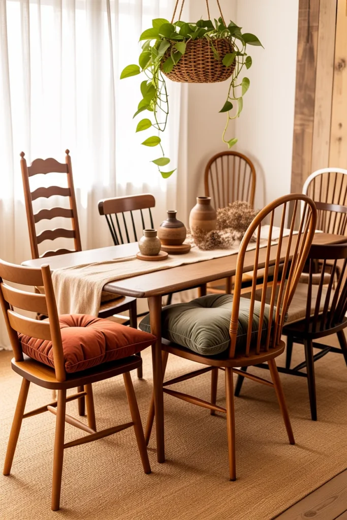 Mismatched Dining Chairs