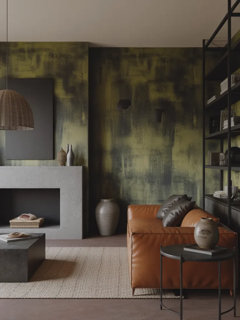 Charcoal Textured Walls