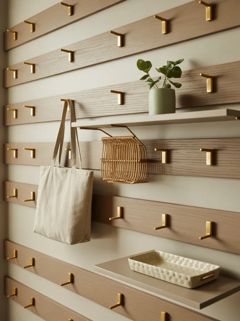 Slatted Wall Storage