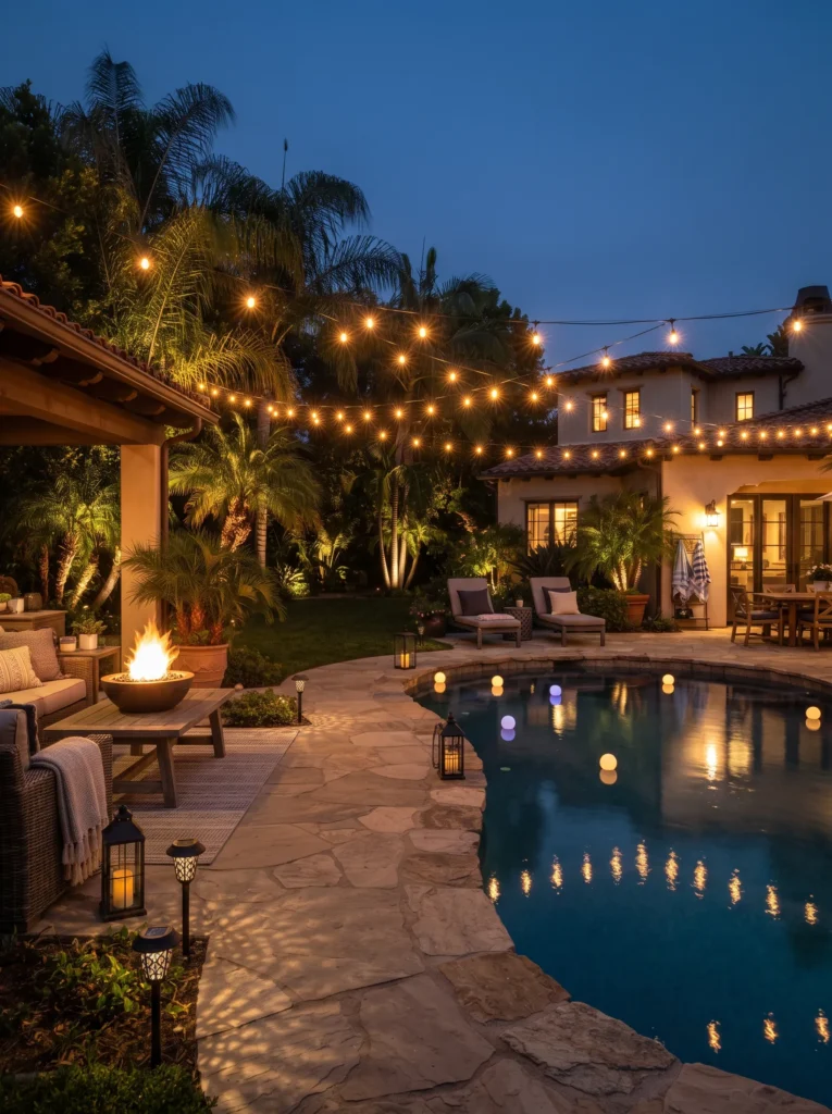 Evening Glow Oasis
