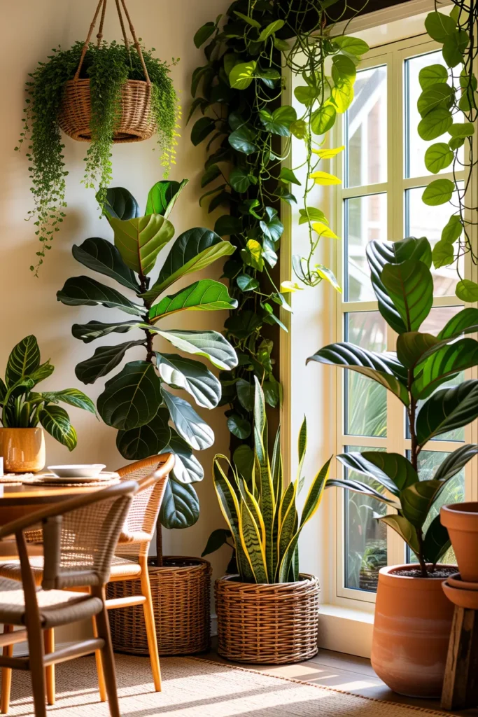 Abundant Indoor Greenery