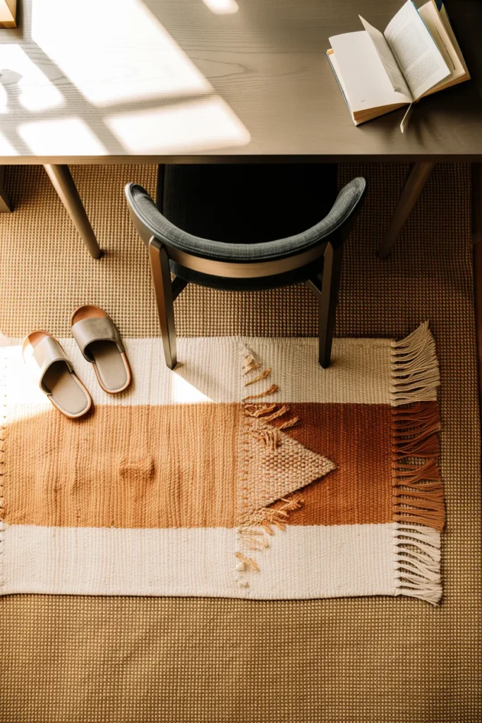 Textured Rug Layer