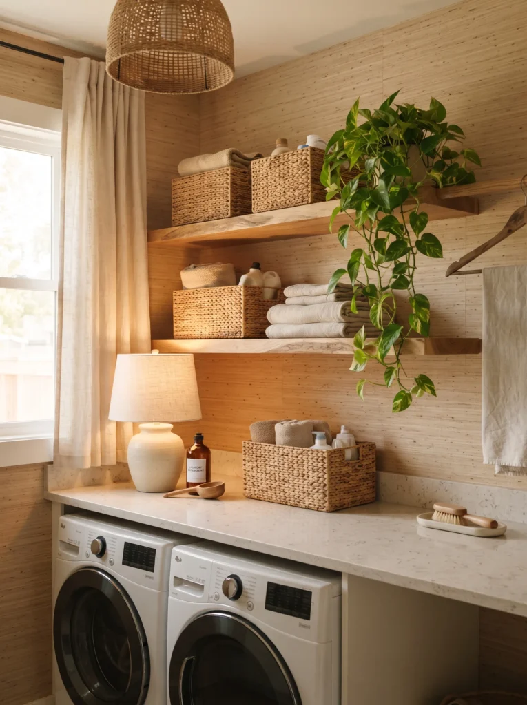 Textured Grasscloth Warmth