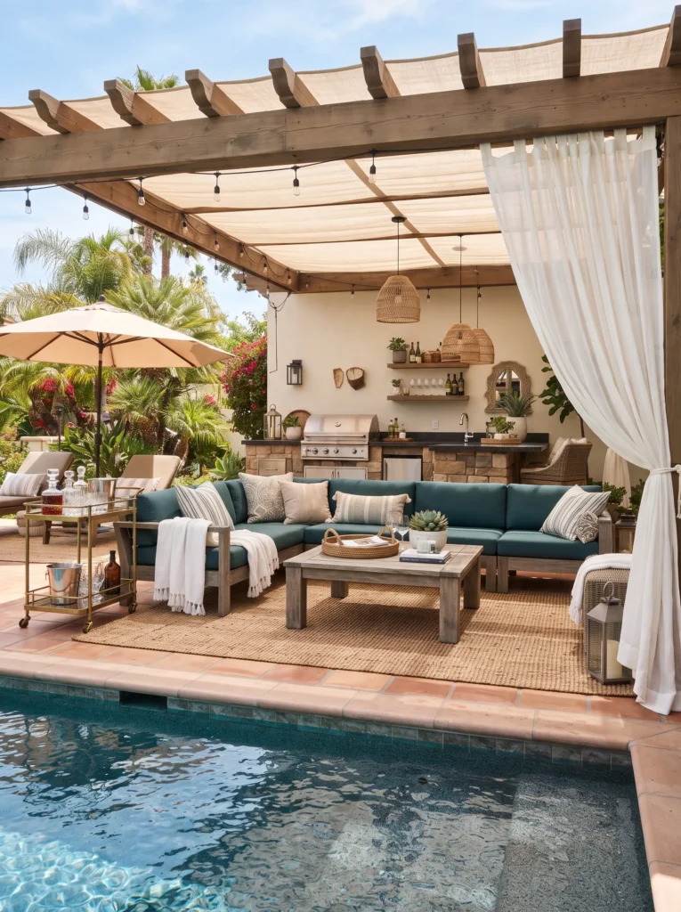Functional Poolside Cabana