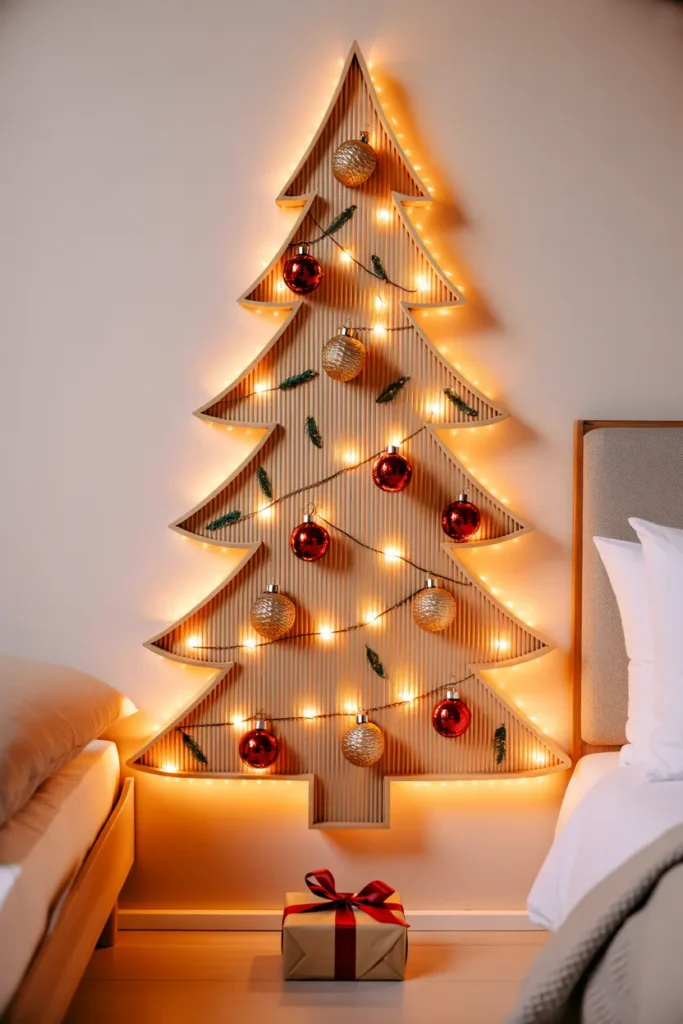 Wall-Mounted Christmas Tree