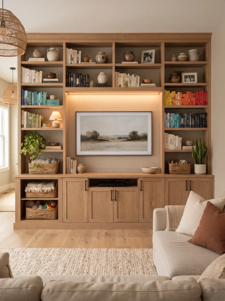 Built-In Wall Storage Unit