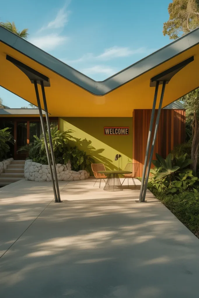 Mid-Century Modern Carport