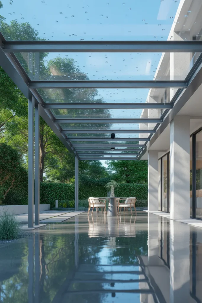 Glass-Covered Canopy