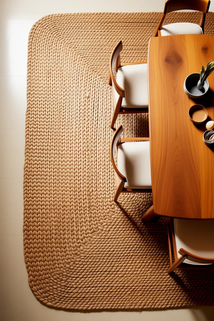 Woven Jute Area Rug