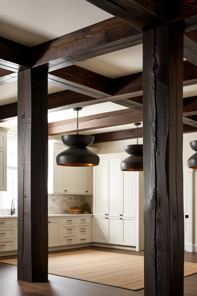 Exposed Wood Beams