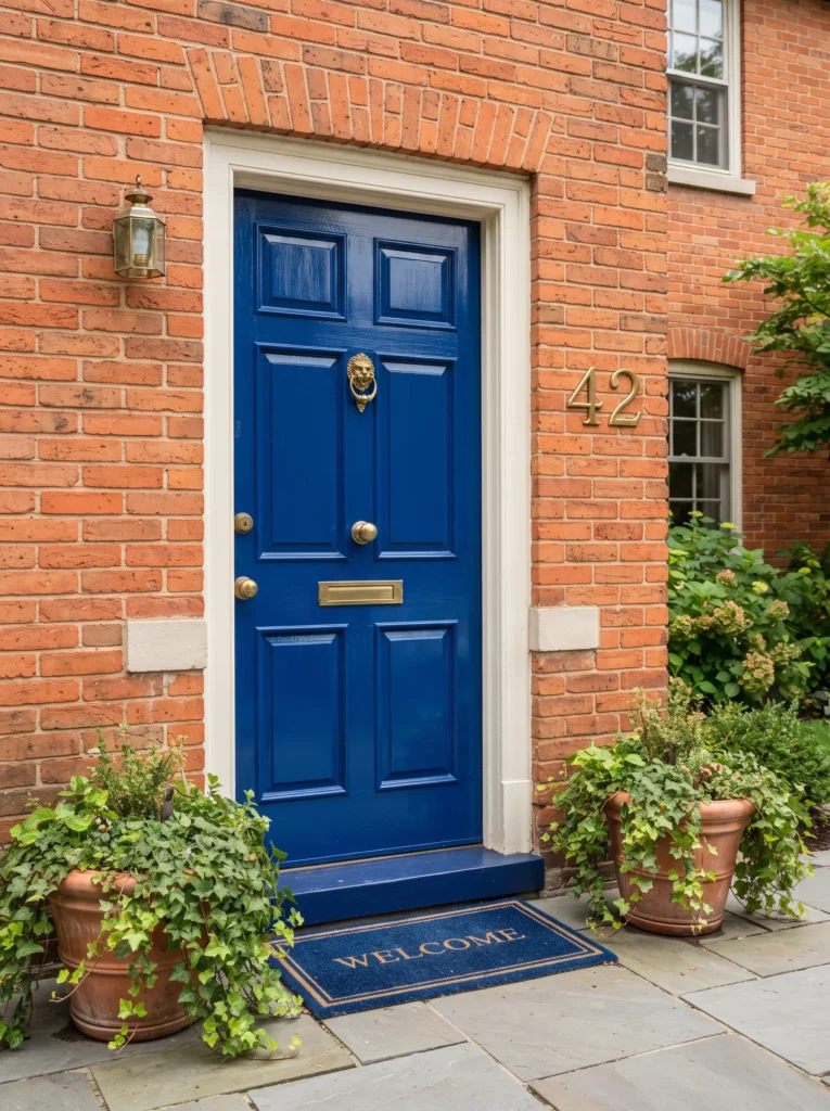 Bold Painted Front Door