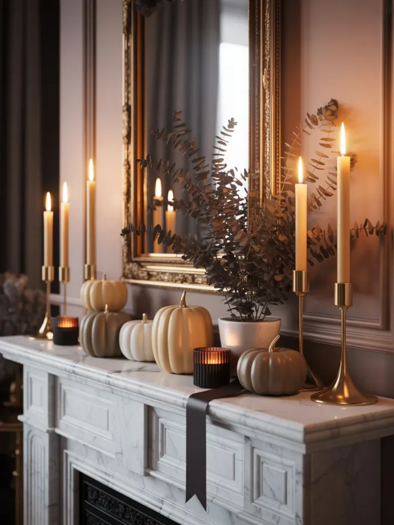Marble Mantel Styling