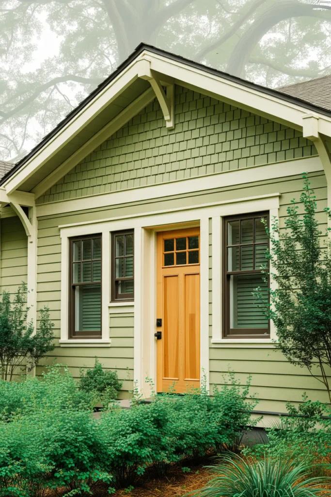 Sage Green Siding