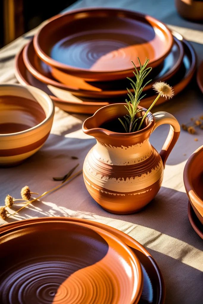 Handcrafted Terracotta Tableware