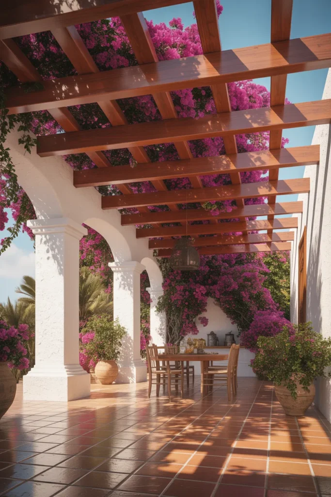Pergola-Style Decorative Carport