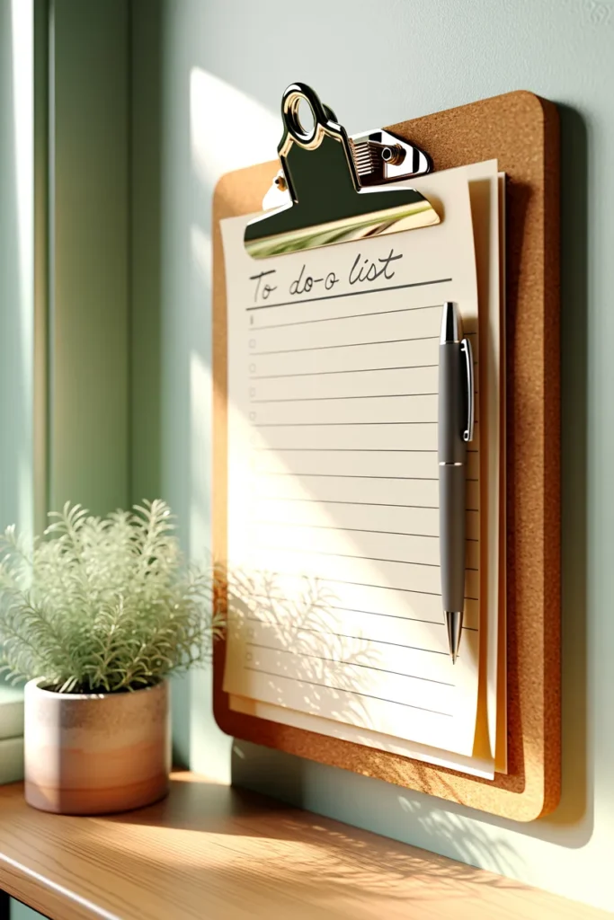 Clipboard Wall Organizer